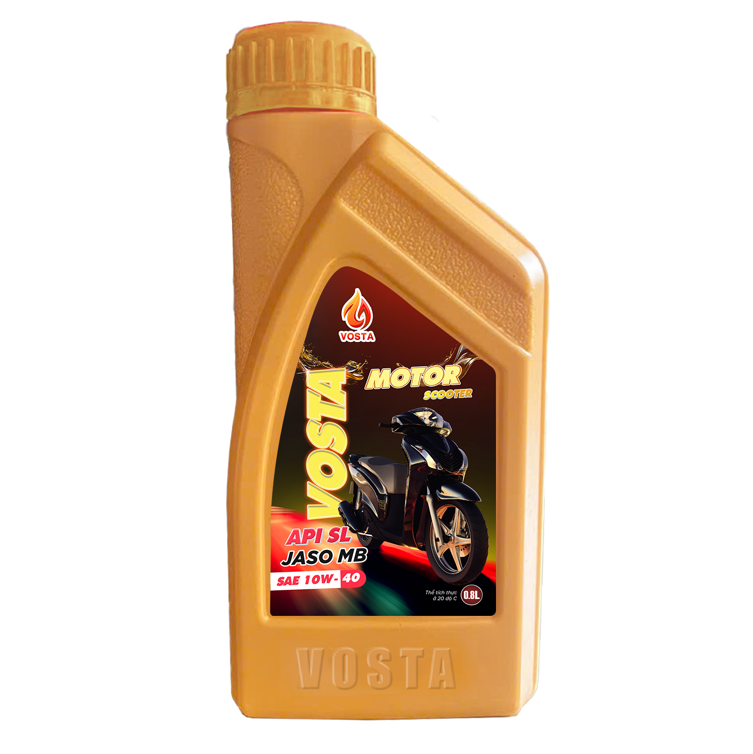 Dầu động cơ cho xe tay ga 4T SAE 10W-40, API SL, JASO MB